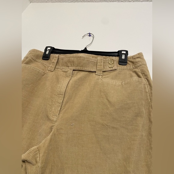 Talbots Petite Stretch Size 16 Courduroy Pants Tan - Picture 3 of 6